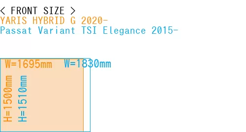 #YARIS HYBRID G 2020- + Passat Variant TSI Elegance 2015-